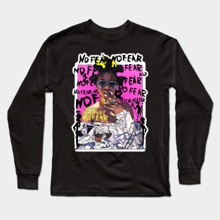 Bantu No Fear Strong Black Woman Long Sleeve T-Shirt